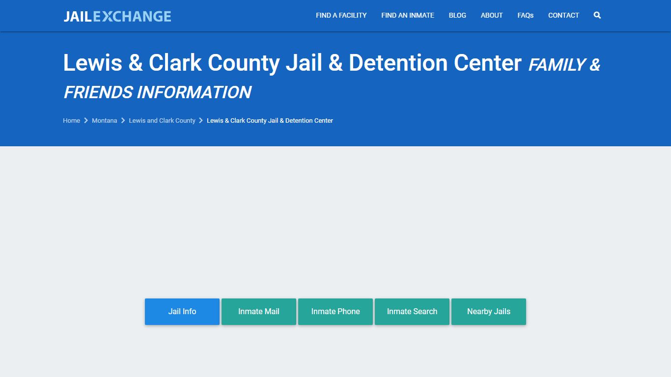 Lewis & Clark County Jail & Detention Center MT | Booking, Visiting ...